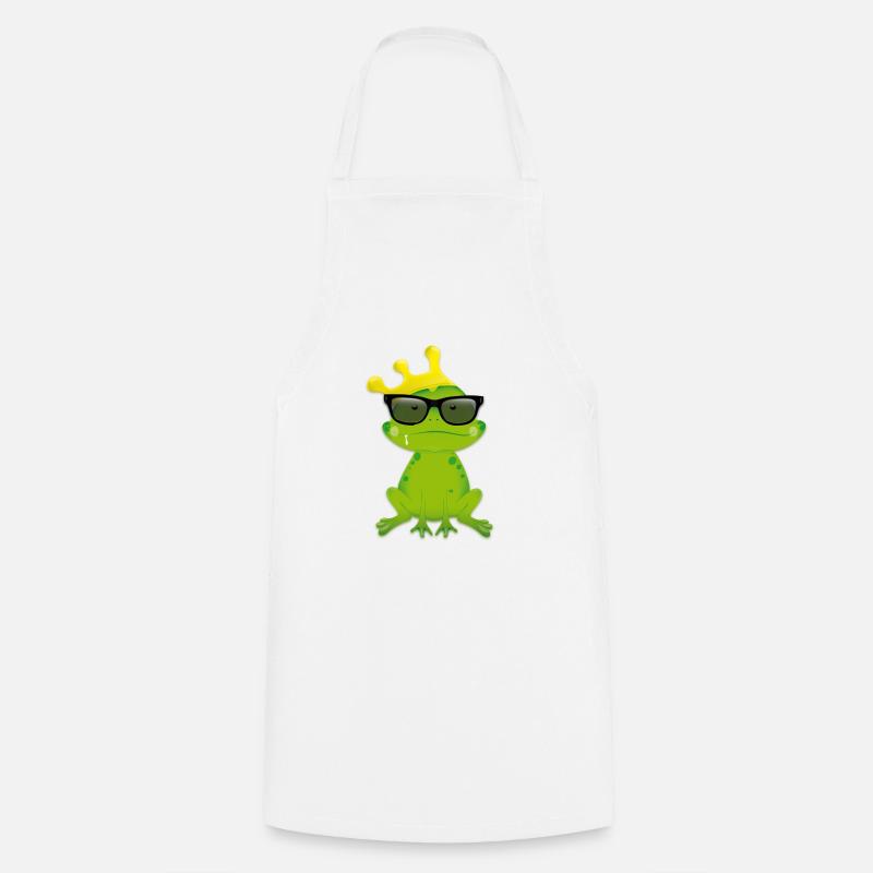 Nerd Frog - Tablier de cuisine - blanc