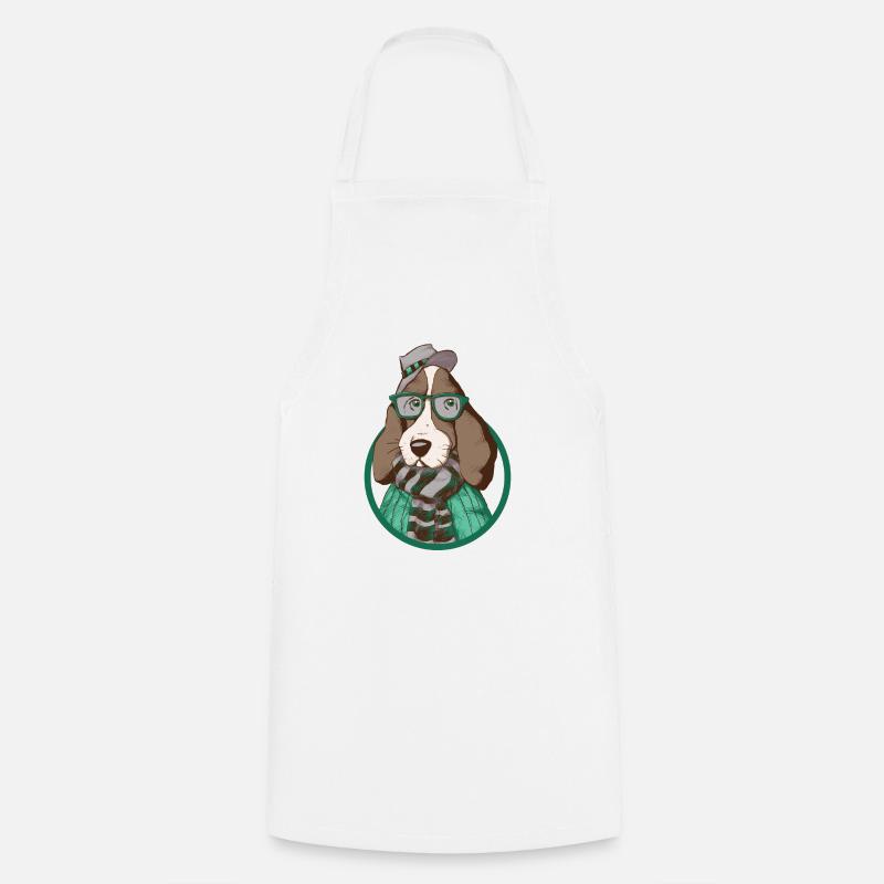 Hund mit HuT - Cooking Apron - white