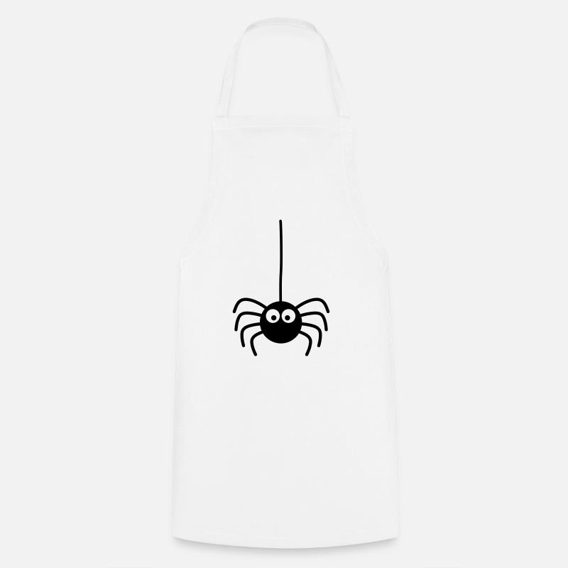 Spinne - Kochschürze - Weiß
