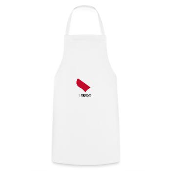 Ich liebe das Utrecht-Logo - Kochschürze - Weiß - Vorne - AI Model Male 185 dark (185cm)