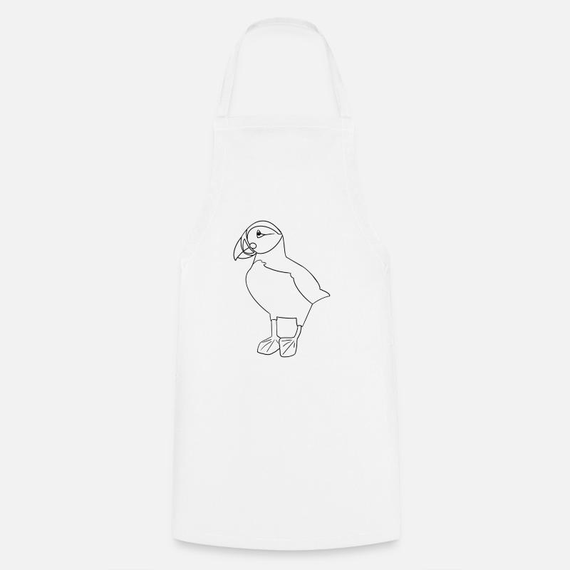 Puffin - Tablier de cuisine - blanc