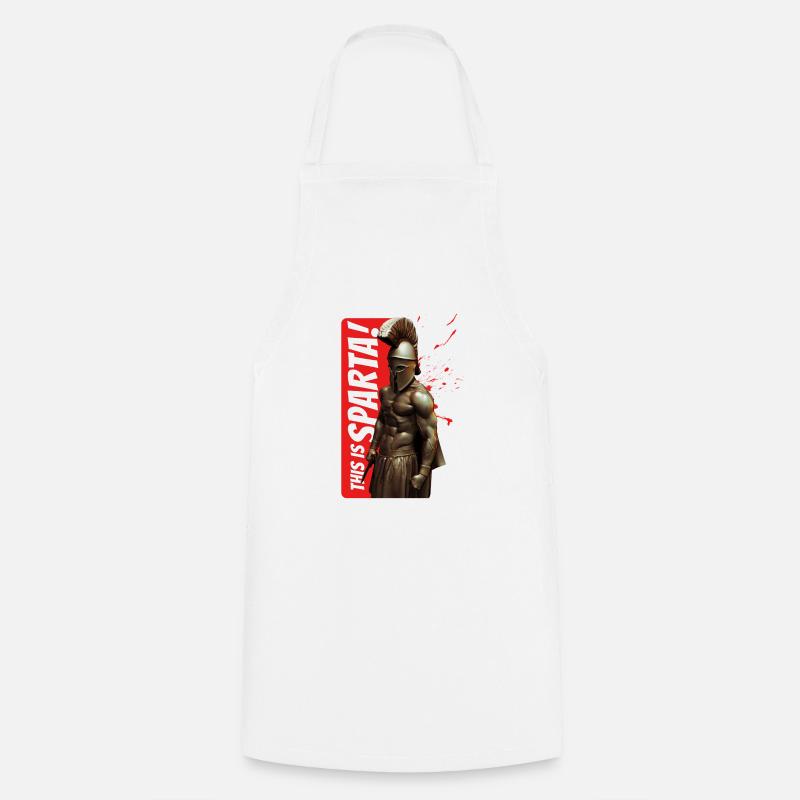 Sparta II - Cooking Apron - white