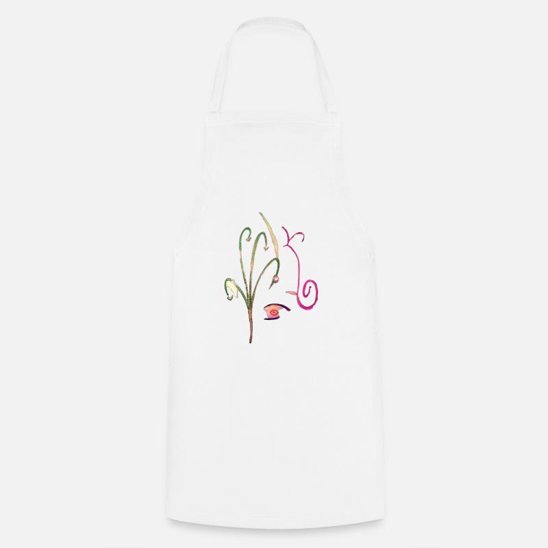 Smile - Cooking Apron - white