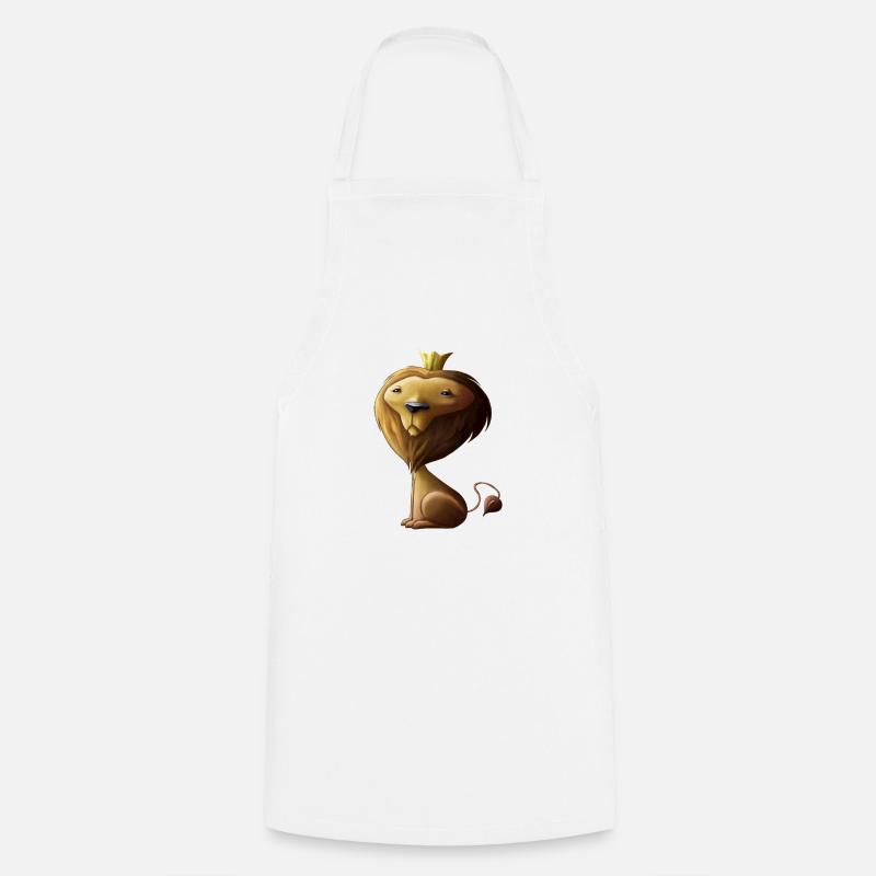 le Lion - Tablier de cuisine - blanc