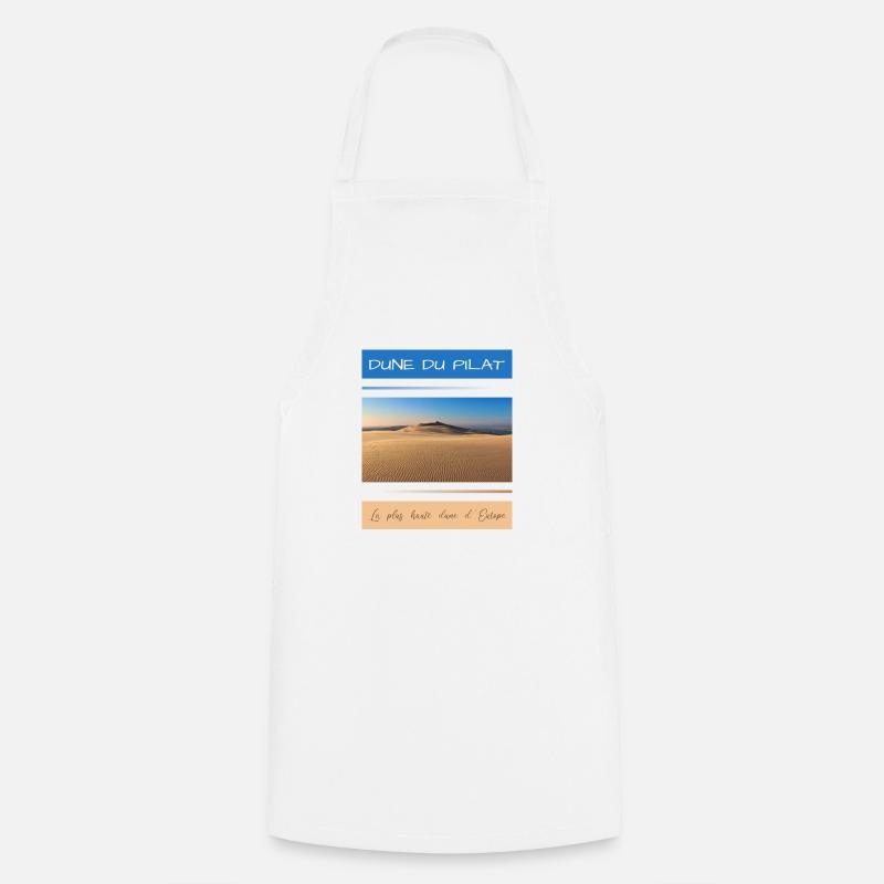 Dune du Pilat - la plus haute dune d'Europe - Tablier de cuisine - blanc