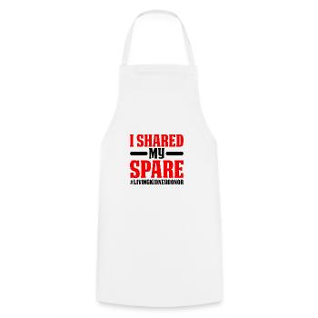 J’ai partagé mon #livingkidneydonor de rechange 9 - Tablier de cuisine - blanc - Devant - AI Model Male 185 dark (185cm)