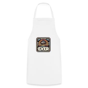 Meilleur hôte de tous les temps 25 - Tablier de cuisine - blanc - Devant - AI Model Male 185 dark (185cm)