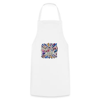 Brainstormy Buddy 10 - Tablier de cuisine - blanc - Devant - AI Model Male 185 dark (185cm)