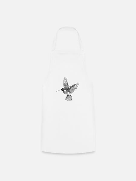 Kolibri - Kochschürze - Weiß