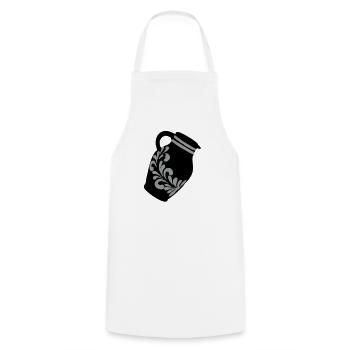 HESSEN BEMBEL - FRANKFURTER APFELWEIN BEMBEL - Kochschürze - Weiß - Vorne - AI Model Male 185 dark (185cm)