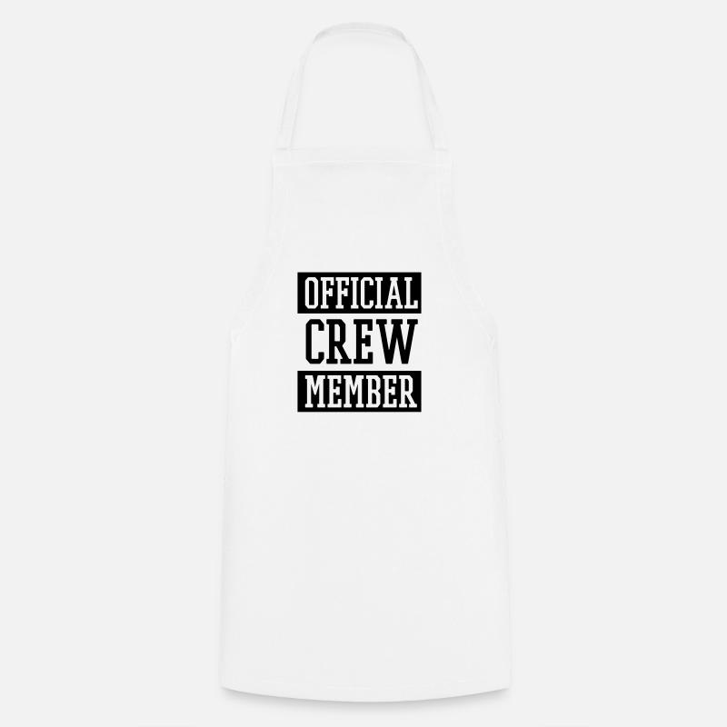 OFFICIAL CREW MEMBER - Cooking Apron - white
