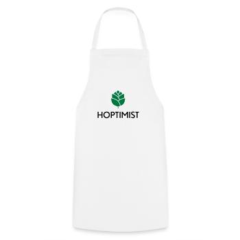 Amoureux du houblon - Tablier de cuisine - blanc - Devant - AI Model Male 185 dark (185cm)