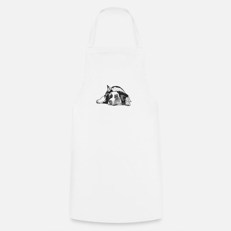 Berger australien - Tablier de cuisine - blanc