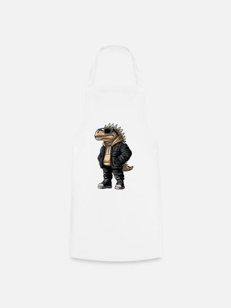 Dinosaurier stegosaurus Cool Winter - Kochschürze - Weiß