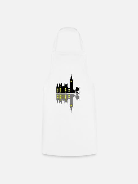 London - Cooking Apron - white