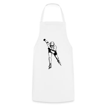 skate - Cooking Apron - white - Front - AI Model Male 185 dark (185cm)