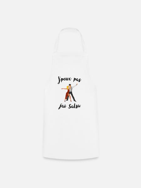 J'peux pas j'ai salsa - Tablier de cuisine - blanc