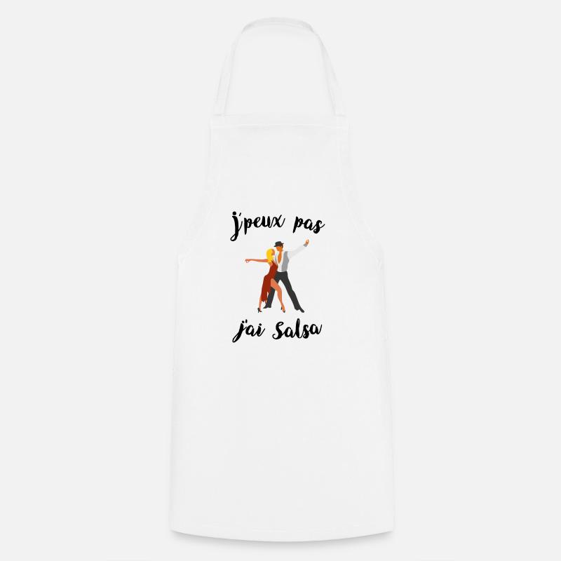 J'peux pas j'ai salsa - Tablier de cuisine - blanc