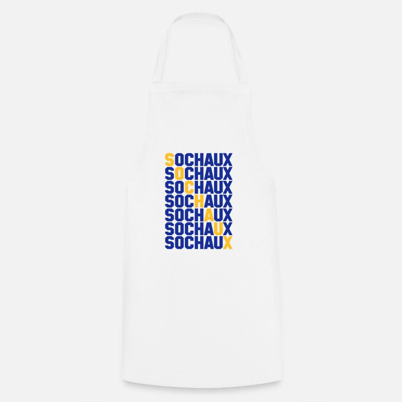 Sochaux grid - Cooking Apron - white