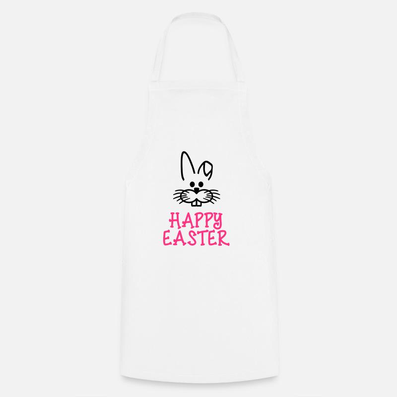 Happy Easter - Tablier de cuisine - blanc
