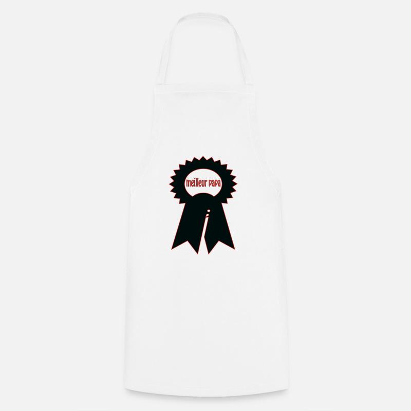 Meilleur papa - Tablier de cuisine - blanc