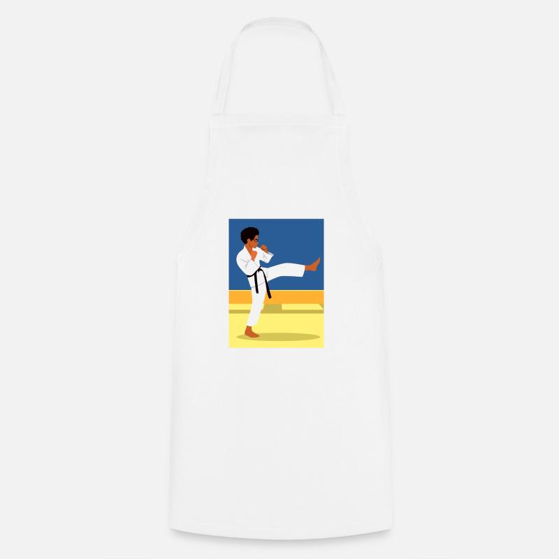 Karate kid - Cooking Apron - white