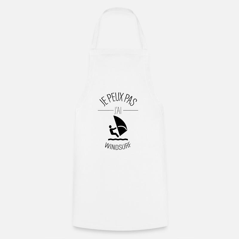 J Peux Pas j ai windsurf - surfing - Tablier de cuisine - blanc