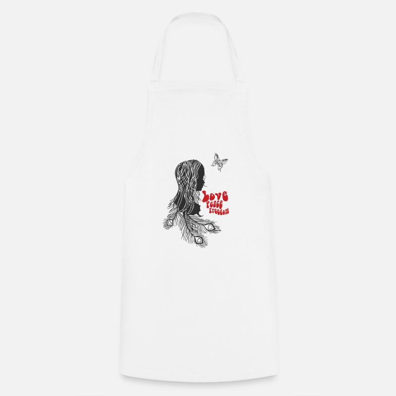 Amour - Tablier de cuisine - blanc