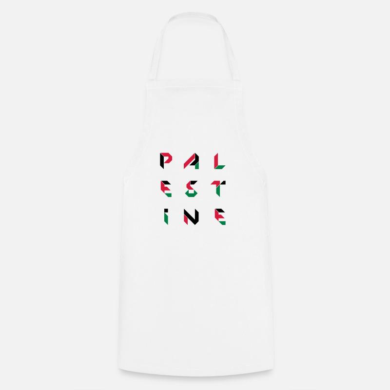 palestine 2 - Tablier de cuisine - blanc