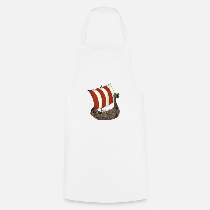 Eriks Winkingerschiff - Tablier de cuisine - blanc