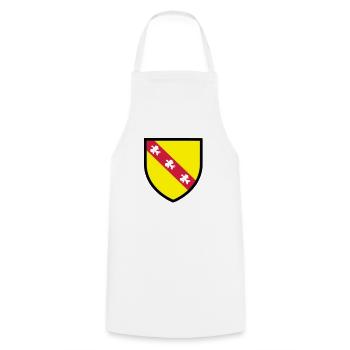 Blason Lorraine (T) - Tablier de cuisine - blanc - Devant - AI Model Male 185 dark (185cm)