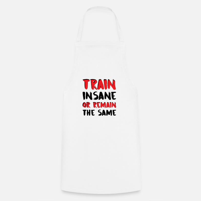 Train Insane - Cooking Apron - white