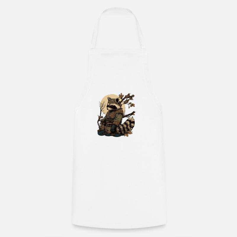 baka racoon 2 - Tablier de cuisine - blanc