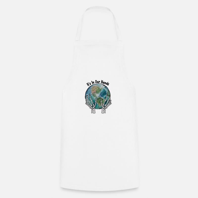 Der Planet - Kochschürze - Weiß