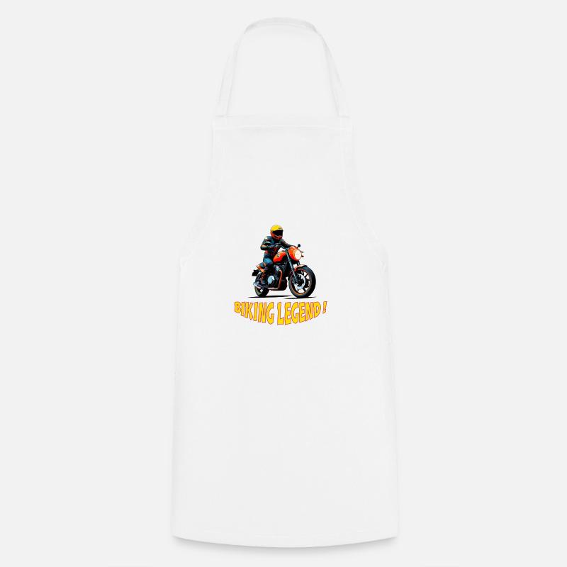 Biking Legend - Cooking Apron - white