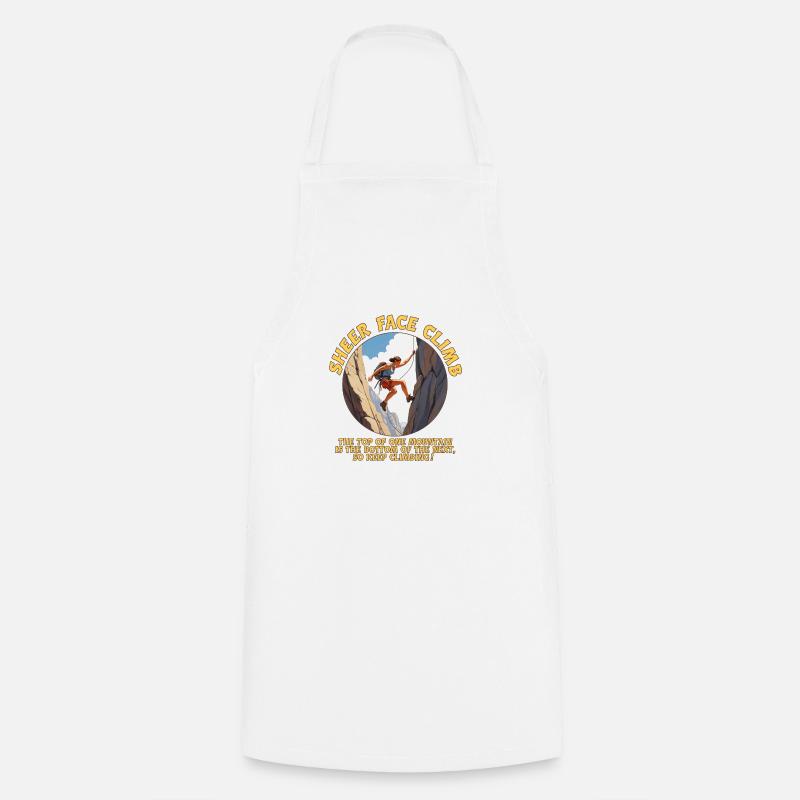 Montée du visage - Tablier de cuisine - blanc
