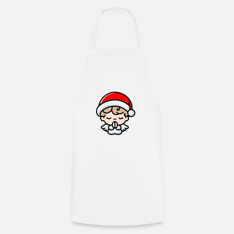 Ange de Noël - Tablier de cuisine - blanc