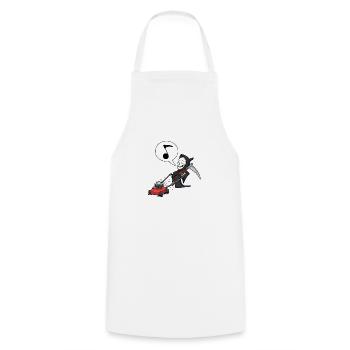 Mower Reaper - Tablier de cuisine - blanc - Devant - AI Model Male 185 dark (185cm)