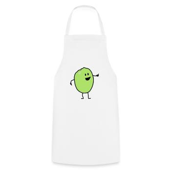 quince - Tablier de cuisine - blanc - Devant - AI Model Male 185 dark (185cm)