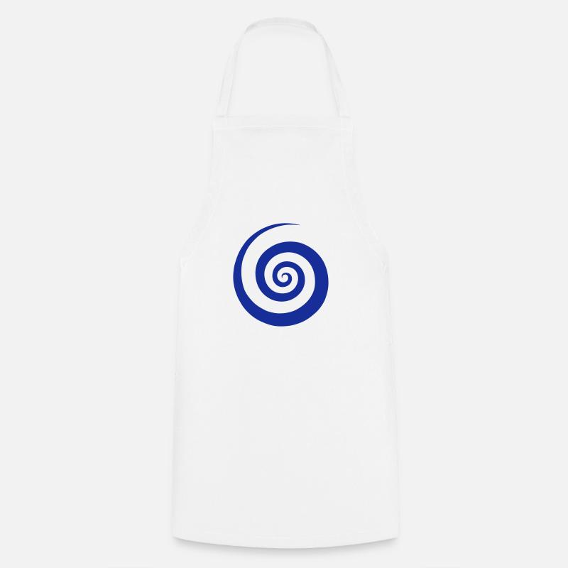 Spiral Pattern - Kochschürze - Weiß