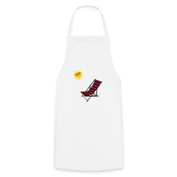 sonnenstuhl2 - Cooking Apron - white - Front - AI Model Male 185 dark (185cm)