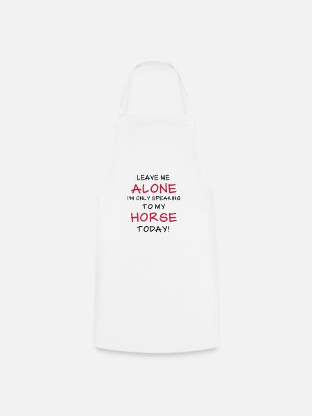 Horse - Kochschürze - Weiß
