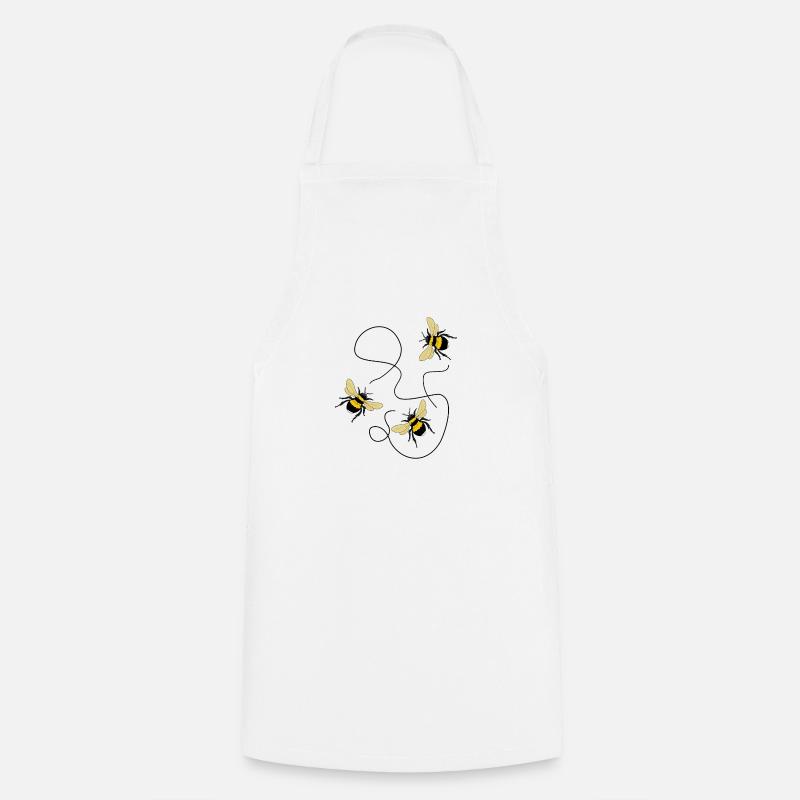 Bourdons - Tablier de cuisine - blanc