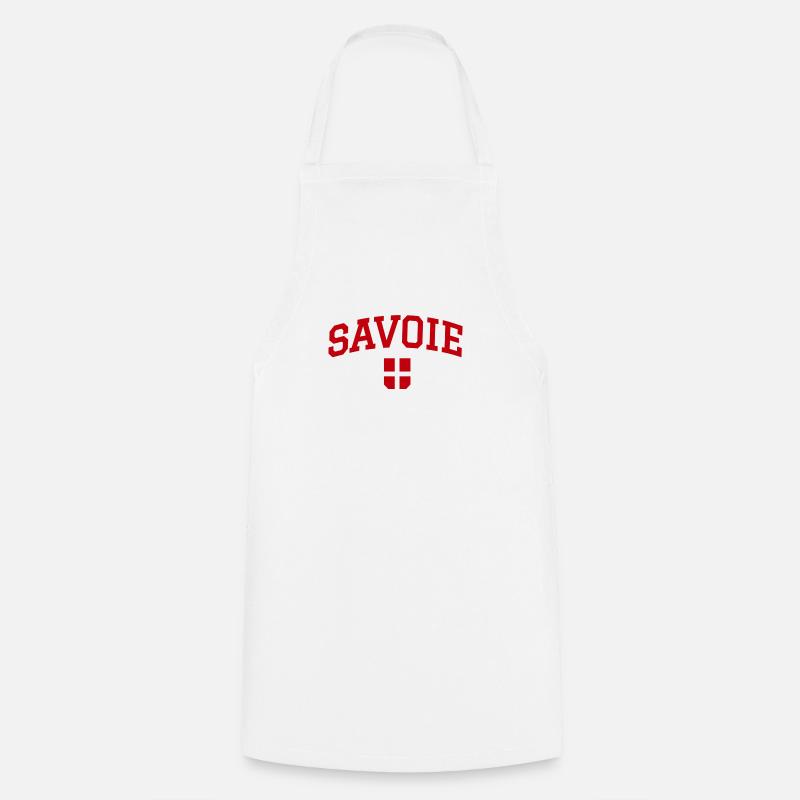 Drapeau Savoie - Tablier de cuisine - blanc