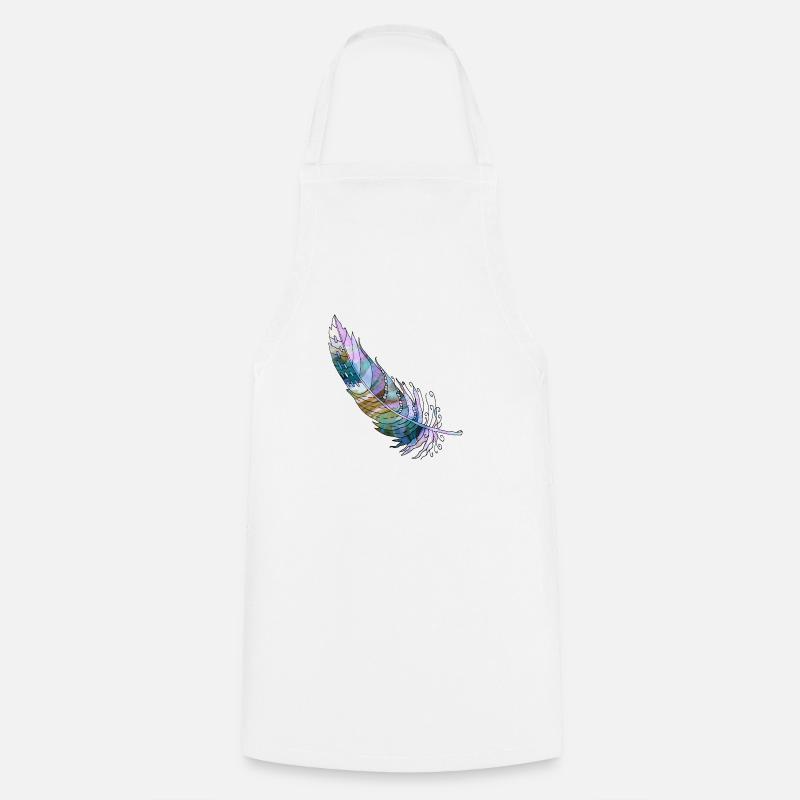 Plume - Tablier de cuisine - blanc