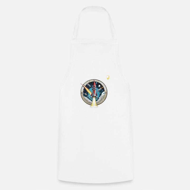 CONQUÊTE DE L’ESPACE - Tablier de cuisine - blanc