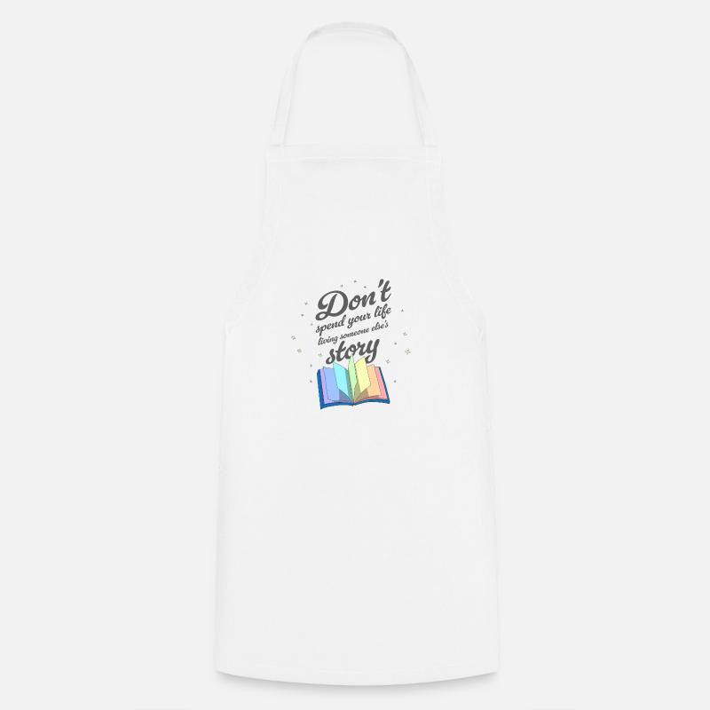 Write Your Own Story - Cooking Apron - white