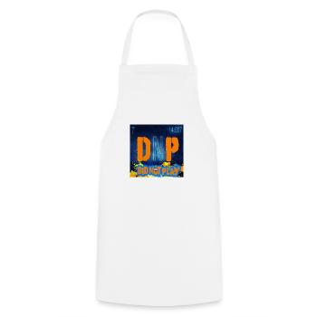 DNP CHEMISTRY - Cooking Apron - white - Front - AI Model Male 185 dark (185cm)