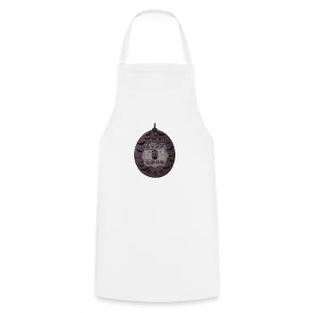 Tamagothique - Tablier de cuisine - blanc - Devant - AI Model Male 185 dark (185cm)
