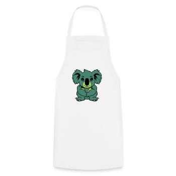 Koala Ours Bande Dessinée Animal - Tablier de cuisine - blanc - Devant - AI Model Male 185 dark (185cm)